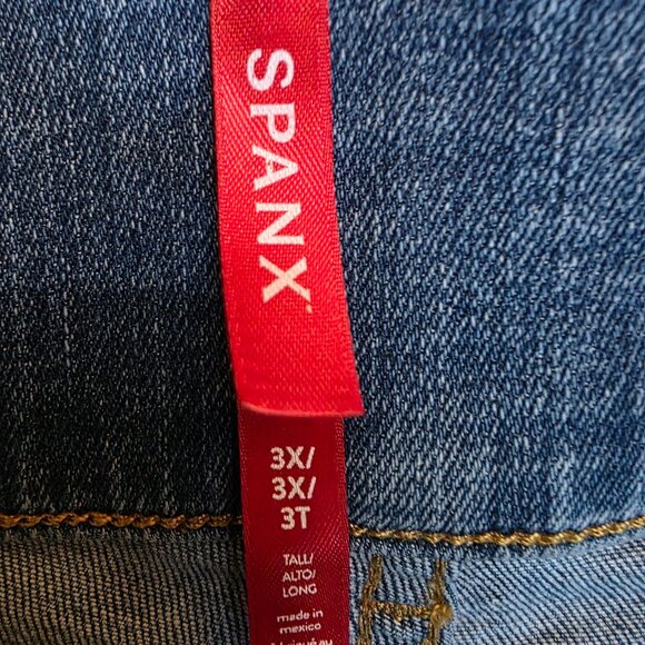 Spank Wide Leg Jeans 3X TALL - Picture 3 of 3